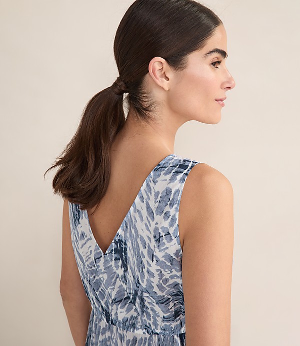 Haven Well Within Organic Cotton Poplin Tie Dye Chemise