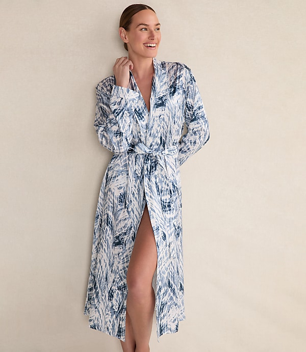 Haven Well Within Washable Silk Tie Dye Robe
