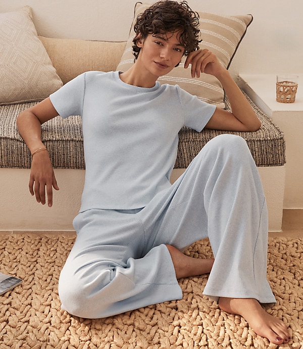Haven Well Within Organic Cotton Rib Knit Short Sleeve Tee