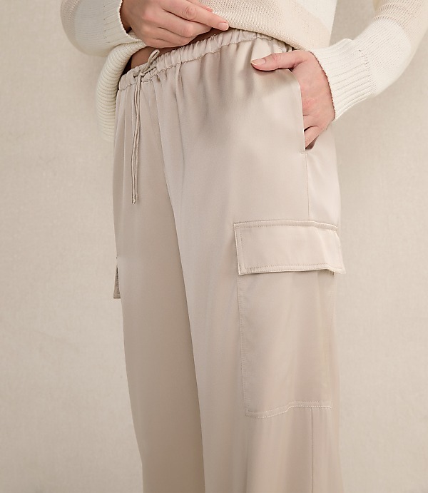 Haven Well Within Washable Silk Cargo Pants