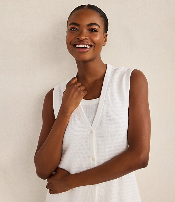 Haven Well Within Organic Cotton Linen Stitch Duster