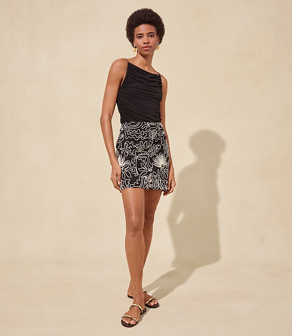 Tropical Mini Skirt