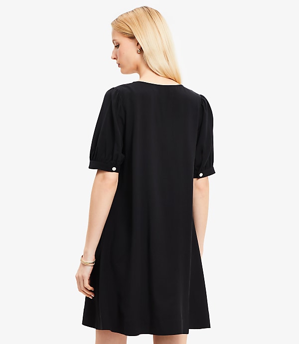 Collared Button Mini Dress