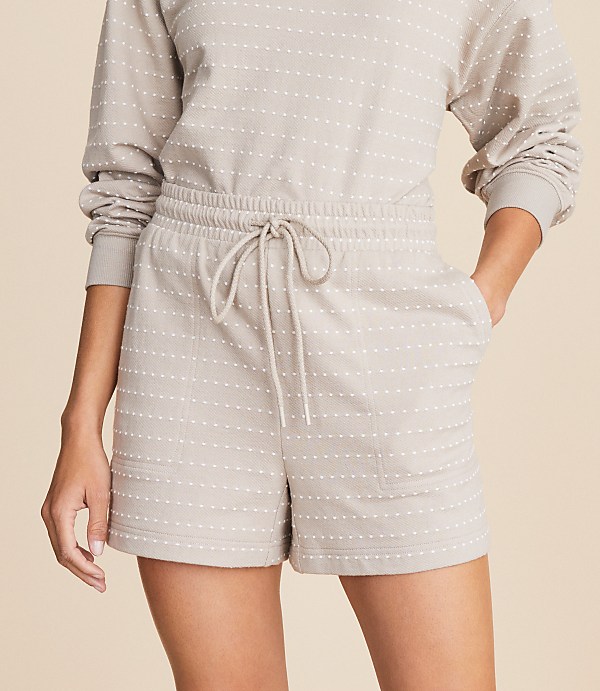 Lou & Grey Dotted Jacquard Shorts