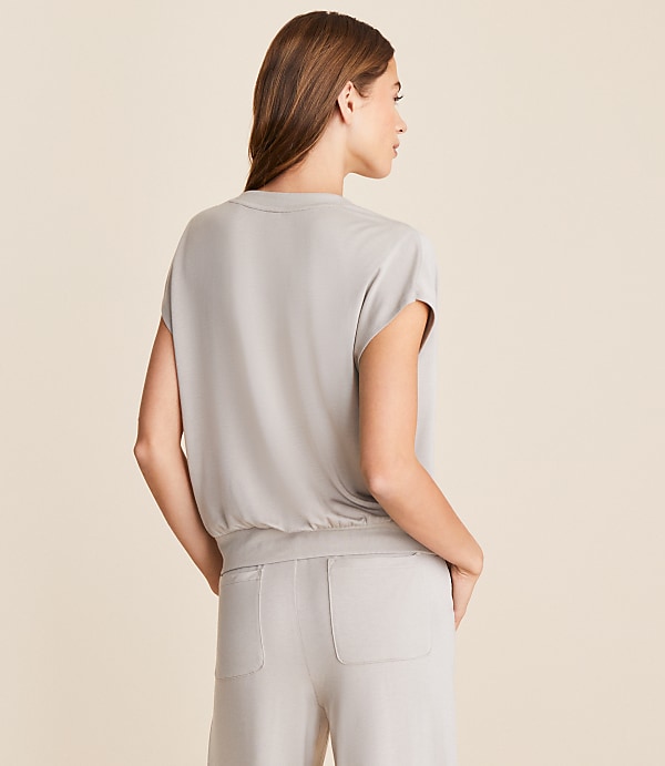 Lou & Grey Signaturesoft Split Neck Top