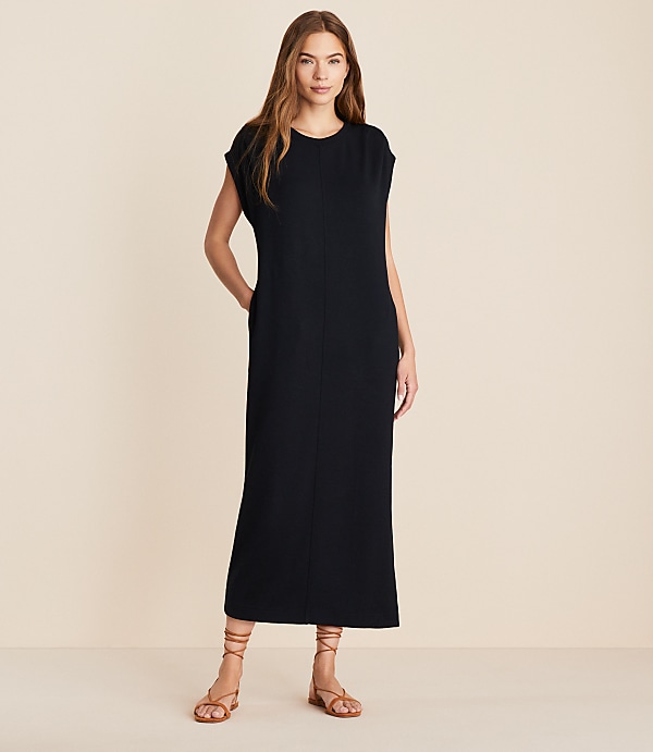 Lou & Grey Scubasoft Muscle Tee Midi Pocket Dress
