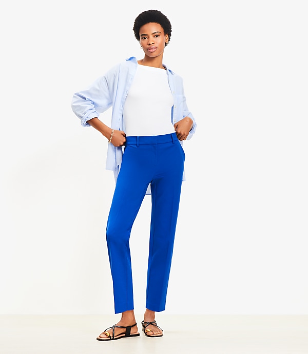 Riviera Slim Pants in Doubleweave
