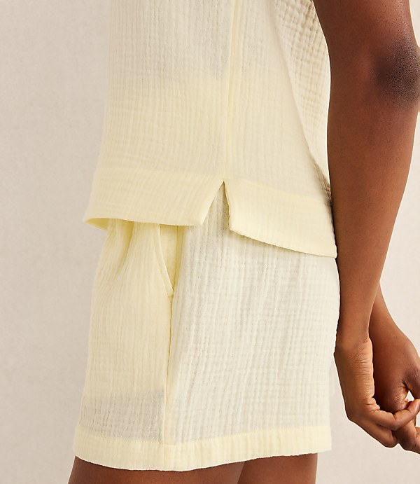 Haven Well Within Organic Cotton Gauze Shorts