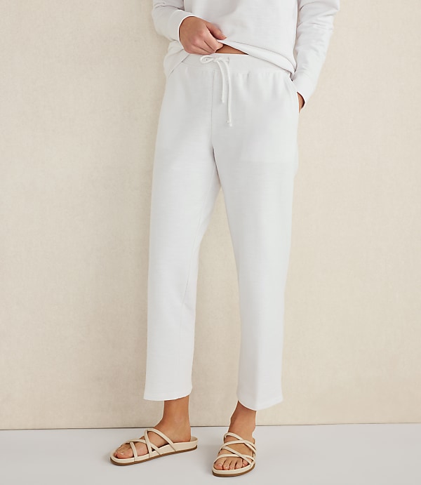 Haven Well Within Organic Cotton Slub Terry Straight Leg Pants