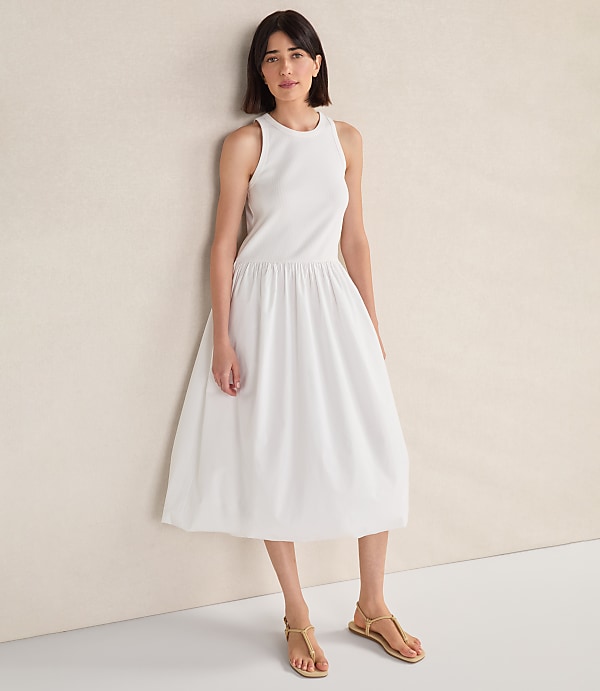 Haven Well Within Organic Cotton Drop Waist Bubble Dress