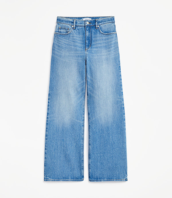 High Rise Wide Leg Jeans in Vintage Indigo