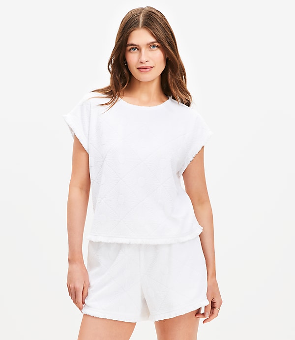 LOFT Beach Fringe Terry Top