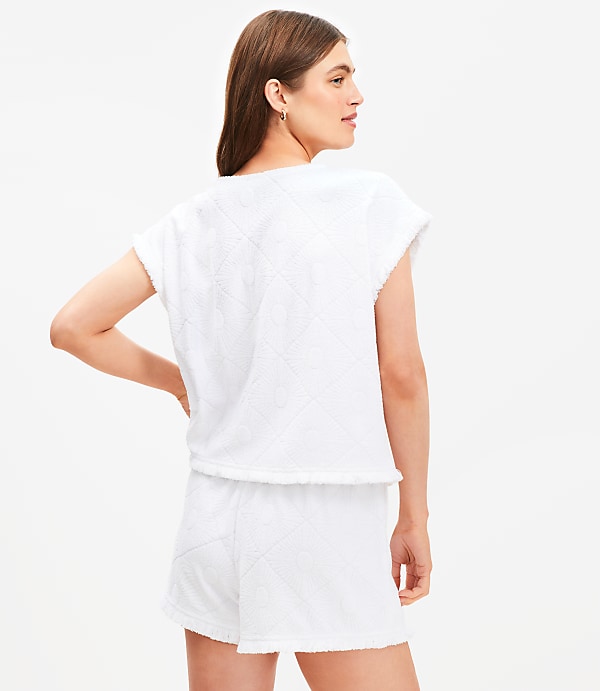 LOFT Beach Fringe Terry Top