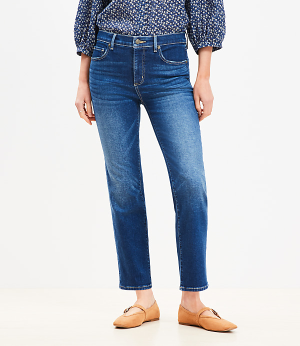 Mid Rise Slim Jeans in Original Medium Stone Wash