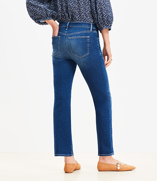 Mid Rise Slim Jeans in Original Medium Stone Wash