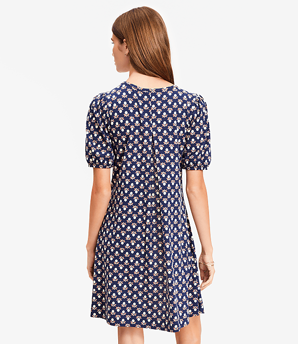 Petite Garden Seamed Mini Dress