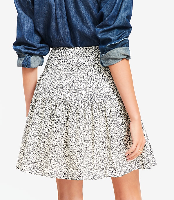 Garden Ruffle Mini Skirt