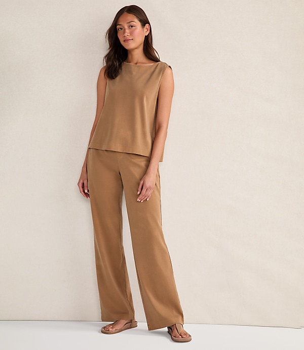 Haven Well Within Organic Cotton Interlock Boot Cut Pants