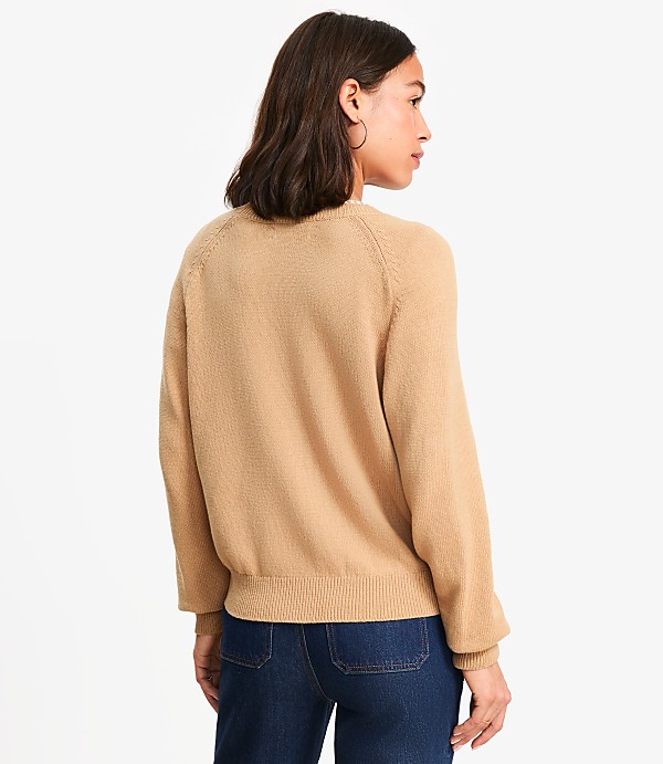 Tipped V-Neck Pocket Cardigan