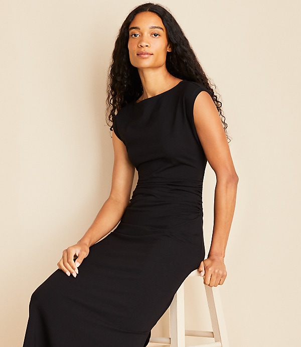 Petite Lou & Grey Softened Boatneck Maxi Dress