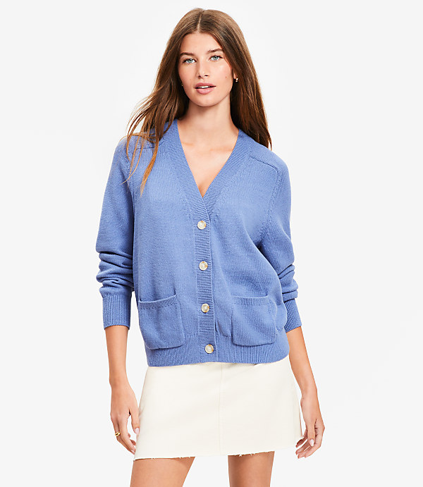 V-Neck Pocket Cardigan