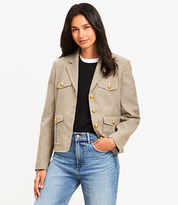 Plaid Eisenhower Jacket