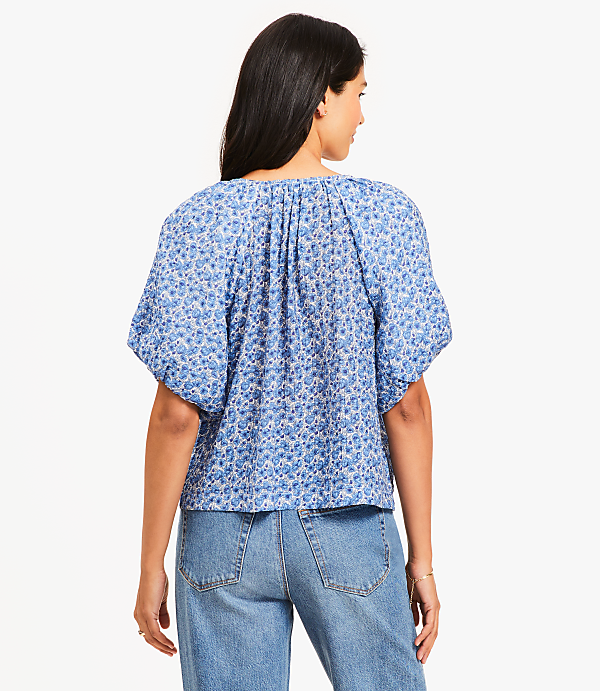 Floral Bow Blouse