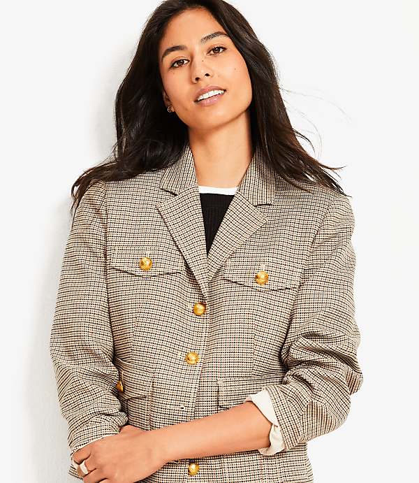 Plaid Eisenhower Jacket