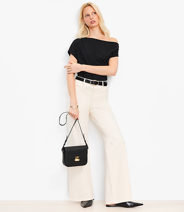 Asymmetrical Ruched Top