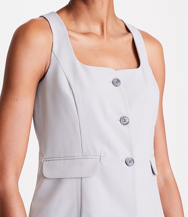 LOFT Versa Seasonless Square Neck Pocket Vest