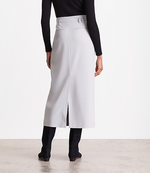 Petite LOFT Versa Seasonless Maxi Pocket Skirt