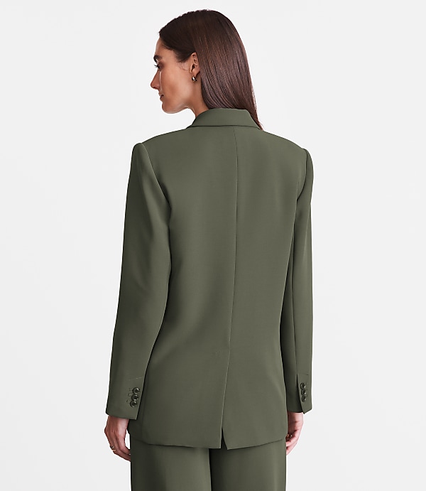 LOFT Versa Crepe Drape Relaxed Blazer