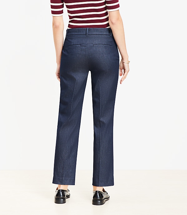Curvy Riviera Slim Pants in Refined Denim