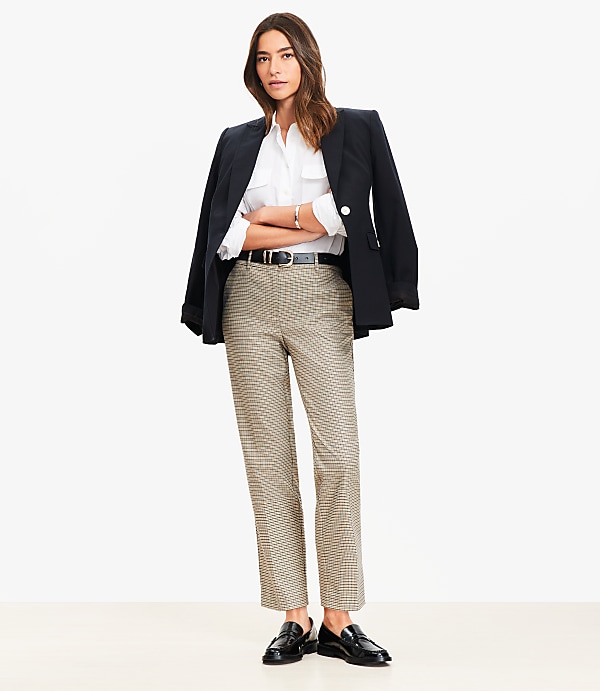 Riviera Slim Pants in Plaid
