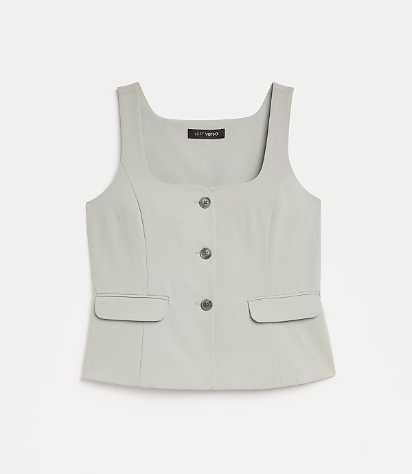 LOFT Versa Seasonless Square Neck Pocket Vest