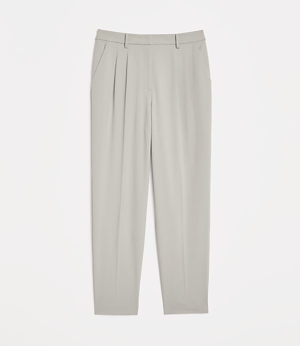LOFT Versa Seasonless Pleated Tapered Pants