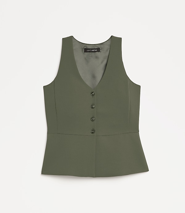 LOFT Versa Crepe Drape Halter Vest