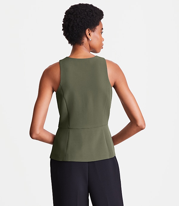 LOFT Versa Crepe Drape Halter Vest