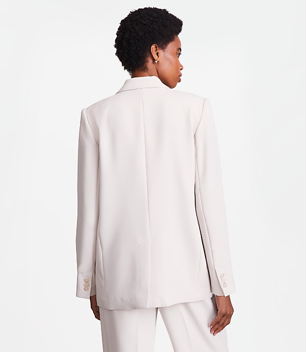 LOFT Versa Crepe Drape Relaxed Blazer