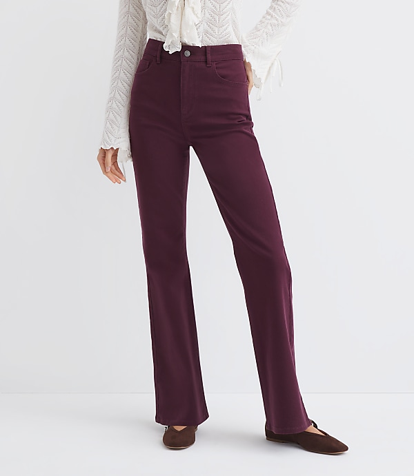 High Rise Relaxed Flare Pants