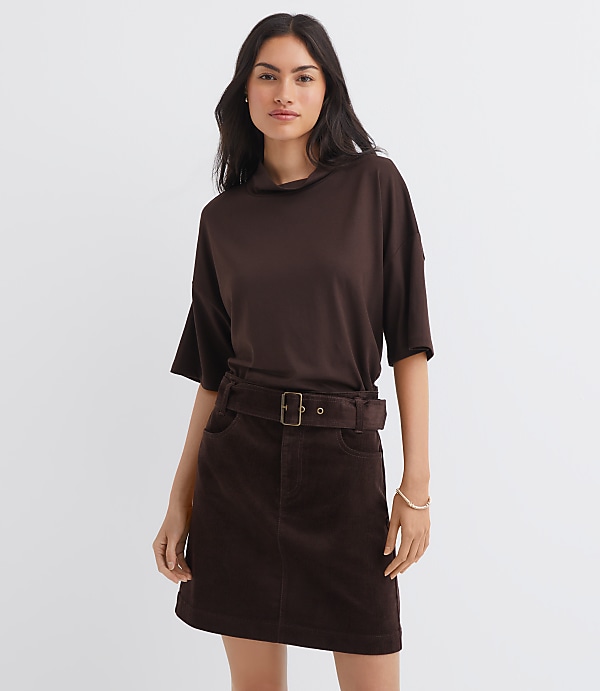 Mock Neck Modern Tee