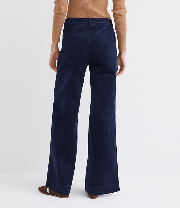 Tall Palmer Wide Leg Pants in Brushed Corduroy