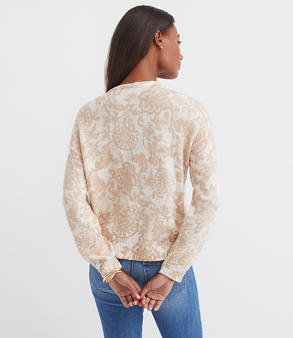 Floral Relaxed Sweater