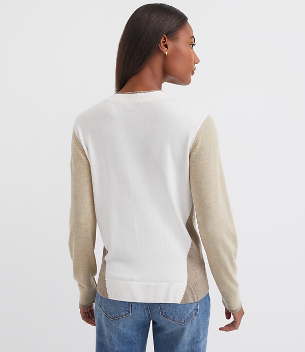 Colorblock Luxe Knit Sweater