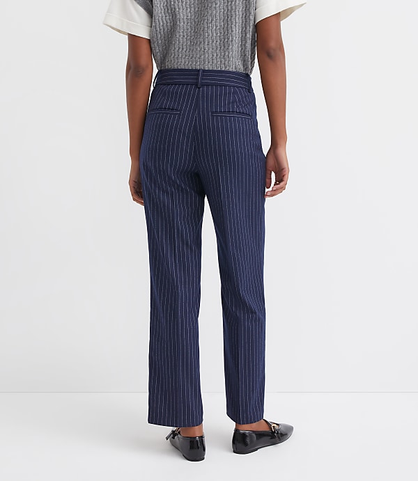 Parker Straight Pants in Pinstripe