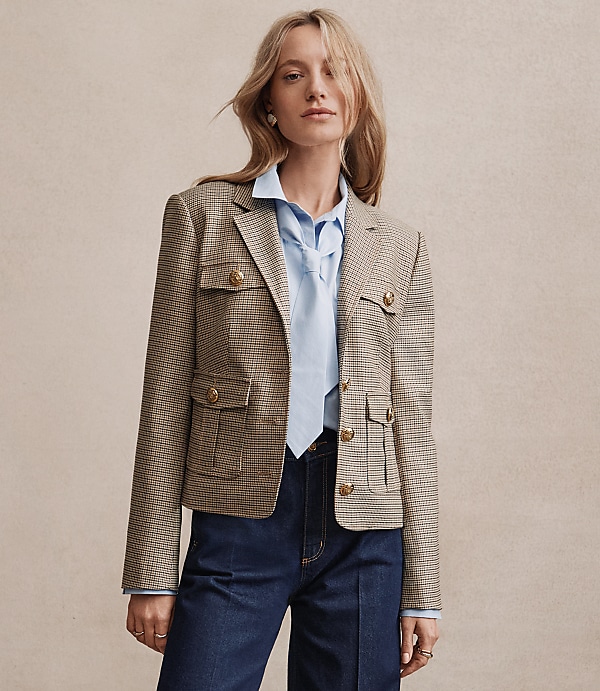 Plaid Eisenhower Jacket