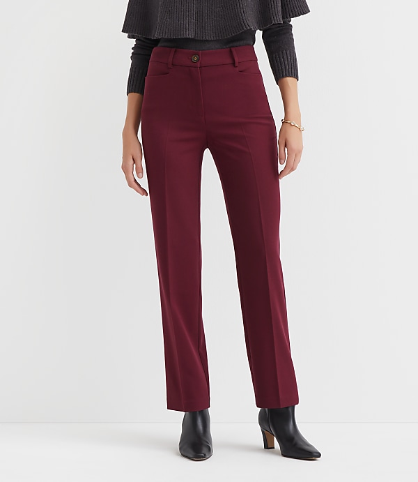 Parker Straight Pants in Twill