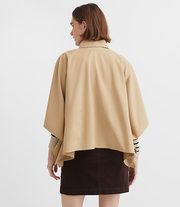 Twill Trench Cape