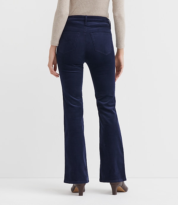 Slim Flare Pants in Corduroy