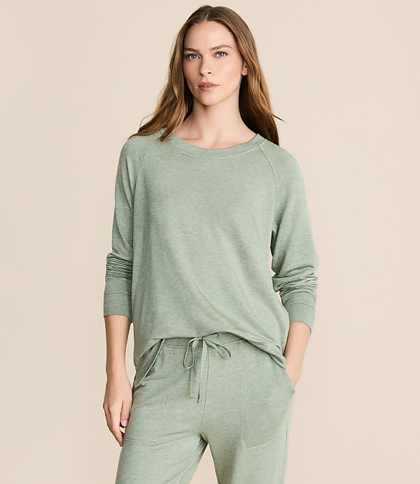 Lou & Grey Heathered Signaturesoft Sweatshirt